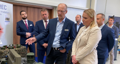 Czech Minister of Defence visits EVPU Defence